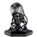 Project AD-01 front view of Android LED Art Sculpture Omega with black energy tubing Handmade By Artist freaky-Deek