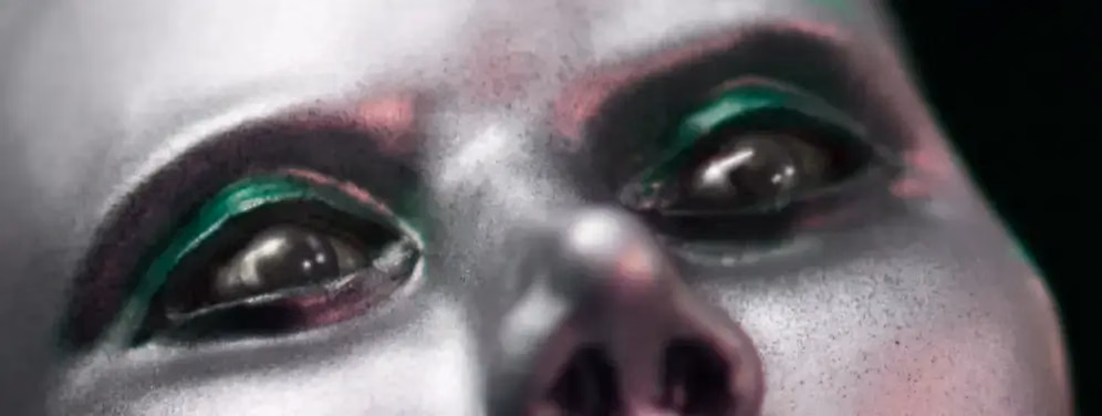 Project AD-01 Art Defines Zero One® Android Sculpture Special Edition Flux with silver eyes